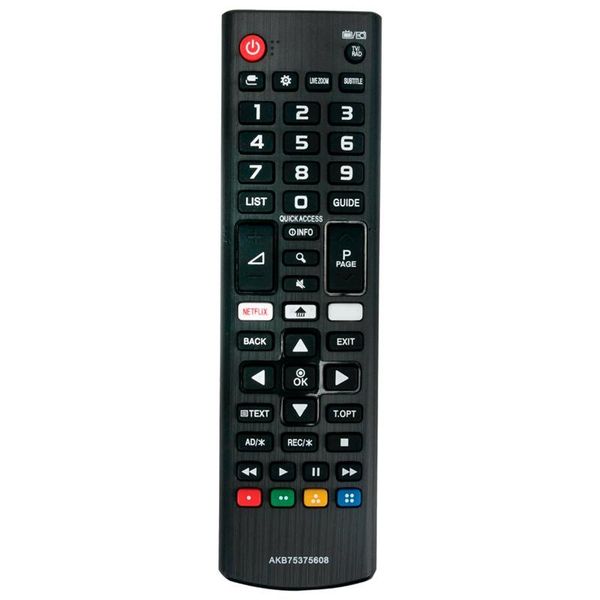 

replaced remote control akb75375608 for lg tv controlers
