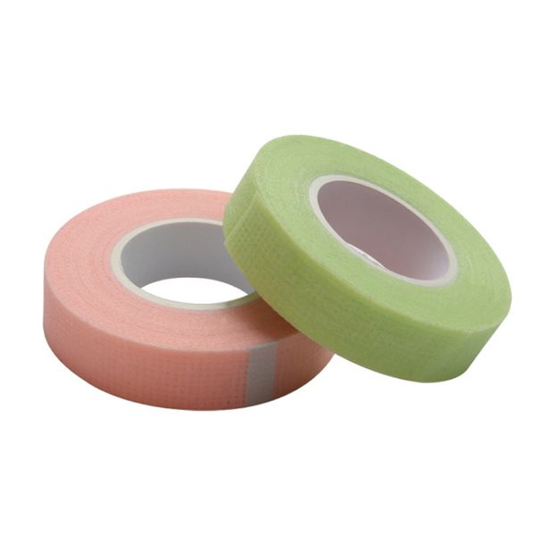 

eyelash extension green tape sticker isolation with holes breathable sensitive resistant non-woven patches eye pads makeup tool