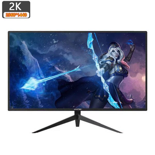 

monitors 28" 2k monitor gamer 2560Ã1440 hd gaming pc 75hz flat panel display lcd for deskcomputer