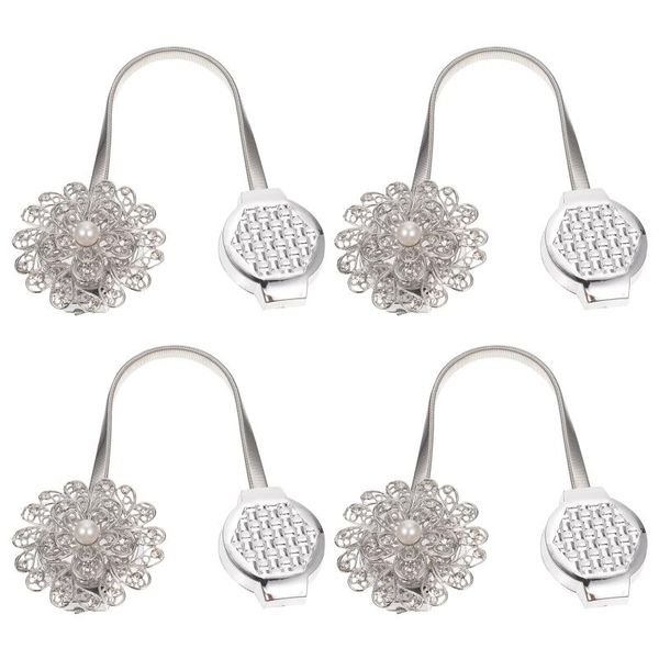 

curtain & drapes 4pcs elegant home strap durable tie decor white