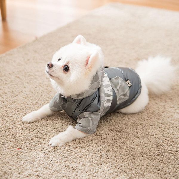 

dog apparel fashion clothes hoodie down coat chihuahua sweatshirt warm puppy windproof jumpsuit jackets for xs-xxl
