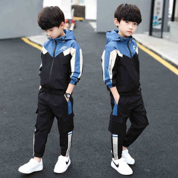 

autumn suit 2020 new foreign style boys' 7 middle 8 handsome 9 children 11 year old boy primary school, White