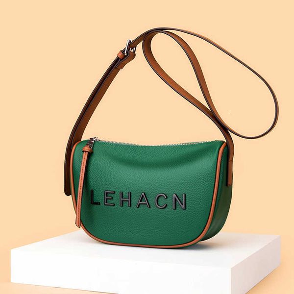 

leather bag women's 2021 simple and fashionable acrylic letter one shoulder menger soft small square fashion
