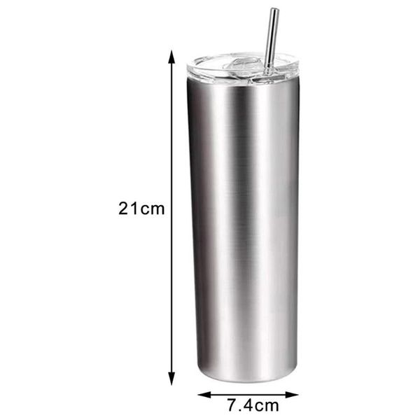 

water bottles 1 x insulated cup straw 20oz stainless steel tumbler with straws double wall lids mug in stock
