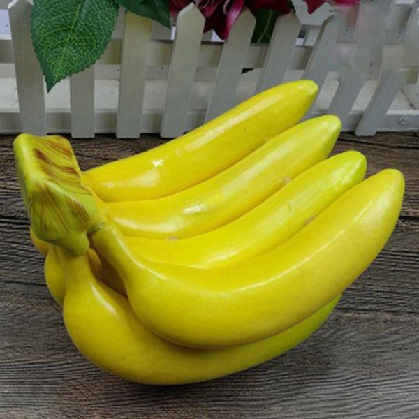 

party decoration decor fake banana prop foam yellow table bunch