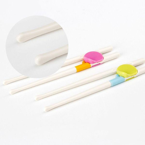 

cups, dishes & utensils 1 pair baby chopsticks safe non toxic infant toddler feeding training kids children helper silicone abs easy p1