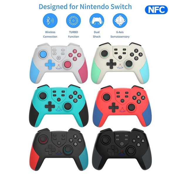 

game controllers & joysticks wireless support bluetooth gamepad for switch pro ns video usb joystick nfc controller console