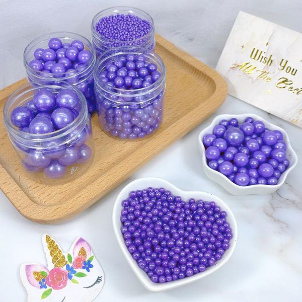 

other festive & party supplies 250g purple beads edible pearl sugar ball fondant baking decorating chocolate cake decoration candy diy for