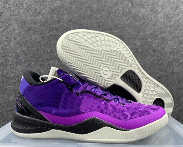 

mamba zk8 highest quality leather 7-12 protro erica designer sneakers men chaussures sports running basketball shoes platform all star mvp, Black