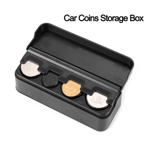 

car organizer coin storage box dashboard plastic coins holder container auto interior accessories taxi case