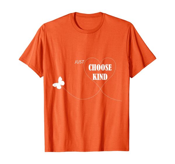 

just choose kind anti bullying unity day orange t-shirt, White;black