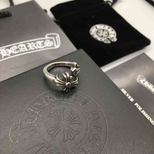 

heart/schrome croix cross opening new ring lovers punk classic ring
