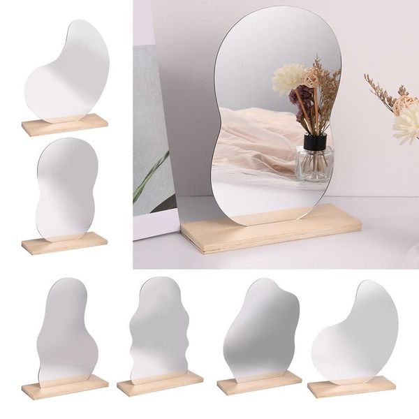 

mirrors wall hanging mirror makeup bathroom wall-mounted retro home miniature