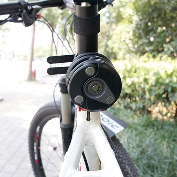 

bike locks security foldable chain lock hamburg padlock mtb bicycle anti-theft for outdoor cycling entertainment