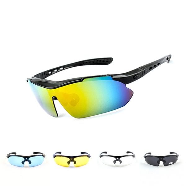 

0089 cycling windproof polarizing glasses outdoor sports sunglasses five lens set