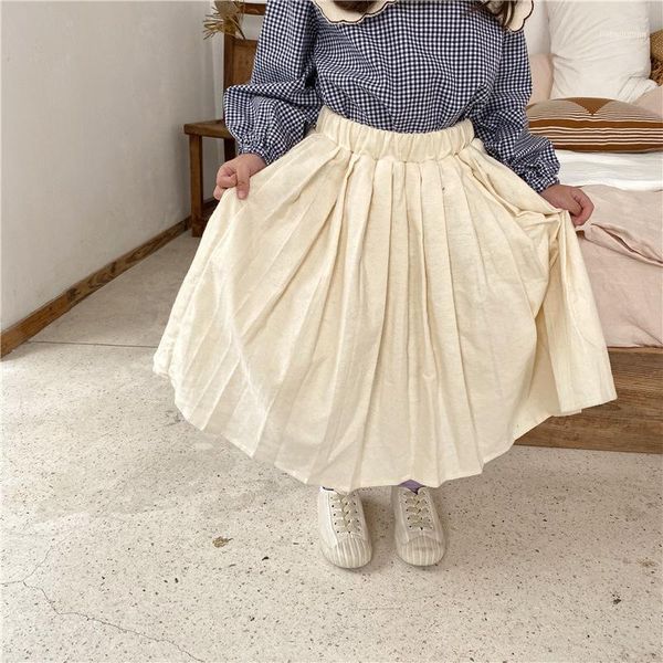 

skirts 2021 spring girls skirt baby girl clothes korean kids princess1, Blue