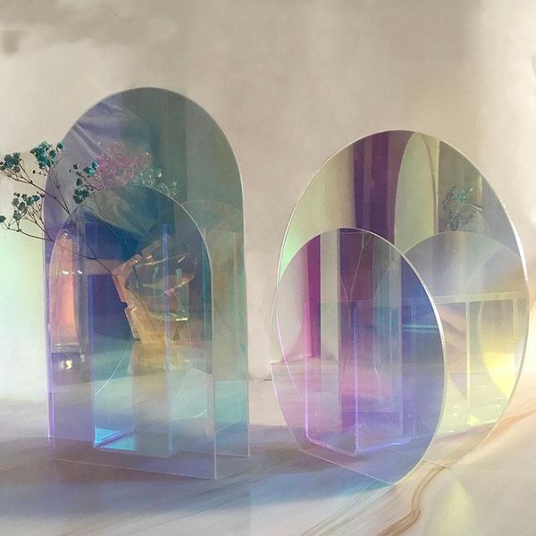 

nordic ins wind ornaments colorful acrylic vase art simple living room fiower arrangement homestay deskdecoration