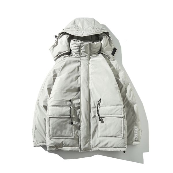 

winter jacket 2021 new thick warm hip hop streetwear men's parka coat male fashion hooded parkas men m-5xl plus size rlnd, Black