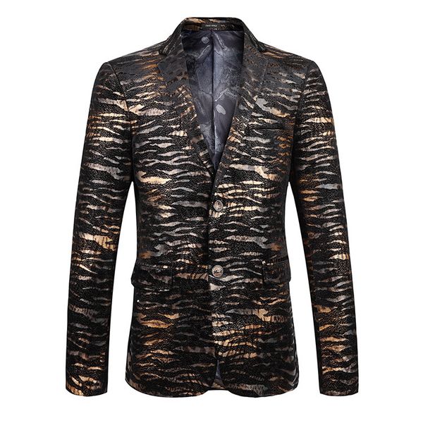 

mens leopard european tuxedo jacket/stage performance suits, White;black