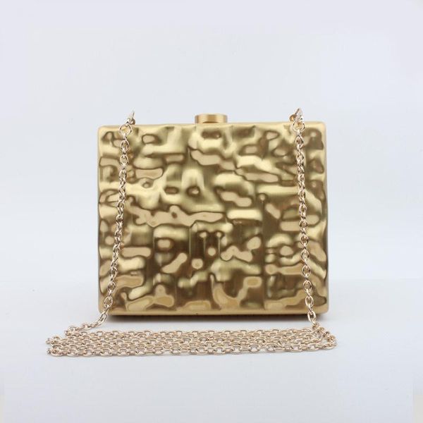 

women clutch purses ladies gold bag female metallic evening clutches bags