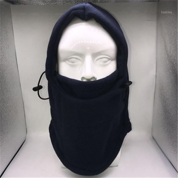 

cycling caps & masks winter face mask double fleece outdoor sport for winte ski protection windproof cold collar1, Black