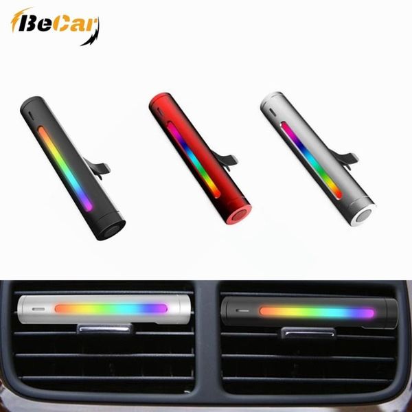

interior&external lights auto voice activated car rgb light music diffuser vent clip air fresheners with led atmosphere decorat