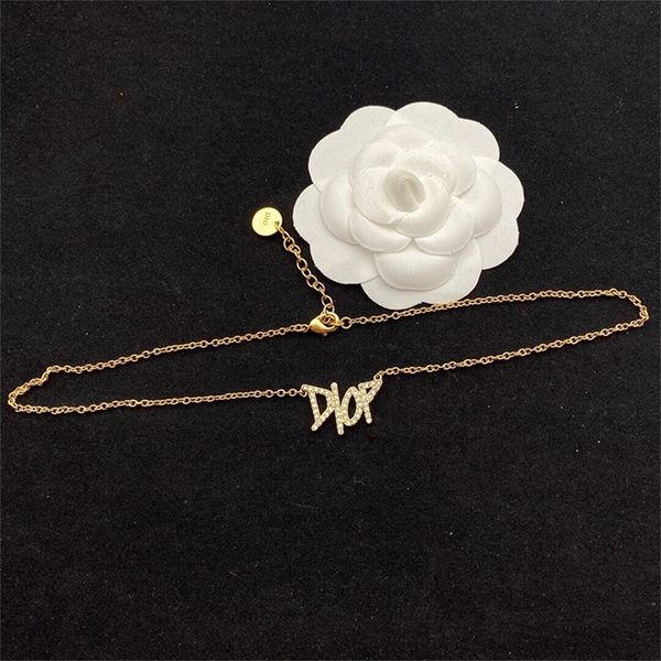 

design personalized necklace women's full brilliant diamonds color clavicle style and, Silver