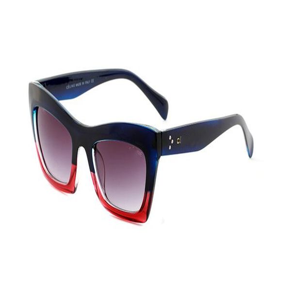 

sunglasses for women cat eyes style anti-ultraviolet retro shield lens plate square full frame fashion eyeglasses random box black, White;black