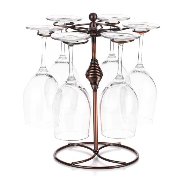 

ice buckets and coolers wine glass rack metal tanding tablestemware storage cup holder with 6 hooks kitchen tools bar accessory