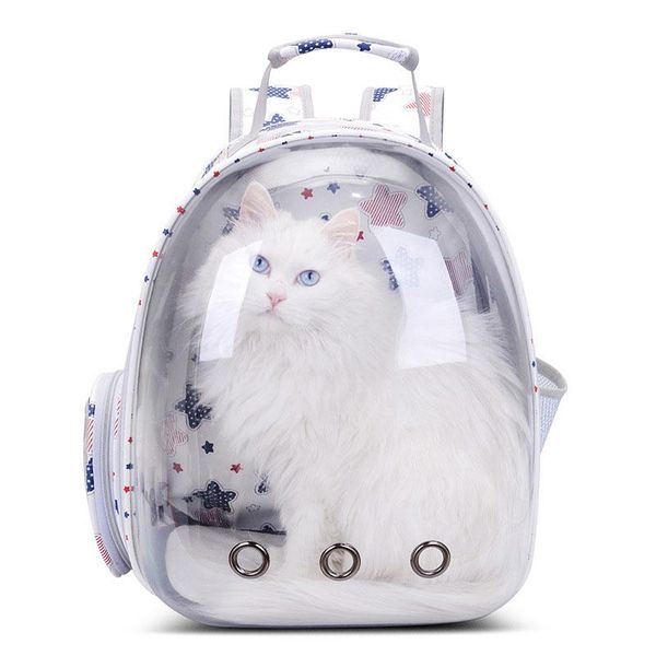 

dog car seat covers spring pattern pet spacebag portable bag transparent cat pack