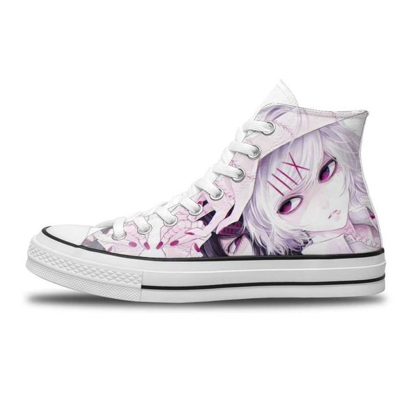

tokyo ghoul diy japanese anime cartoon cosplay running non-slip leisure shoes for man trend sports shoes