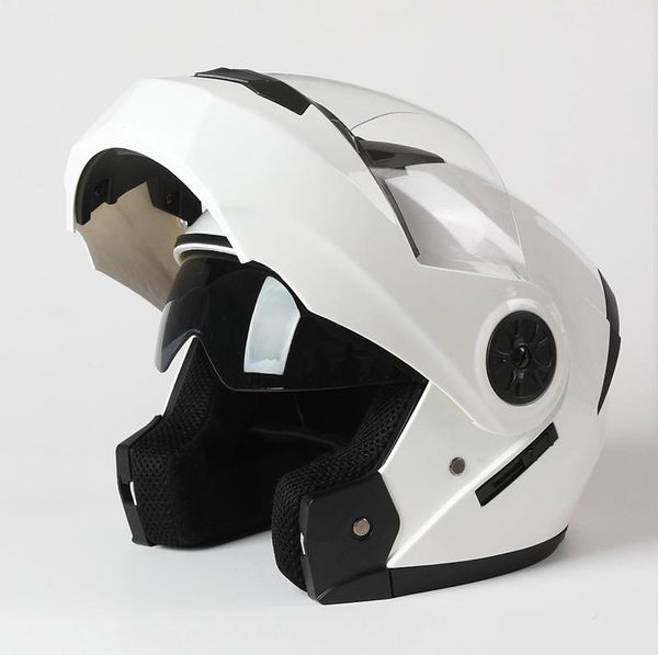

motorcycle helmets safe flip up helm 2021 modular dual lens racing dot cool motocross helmet full face cascos para moto