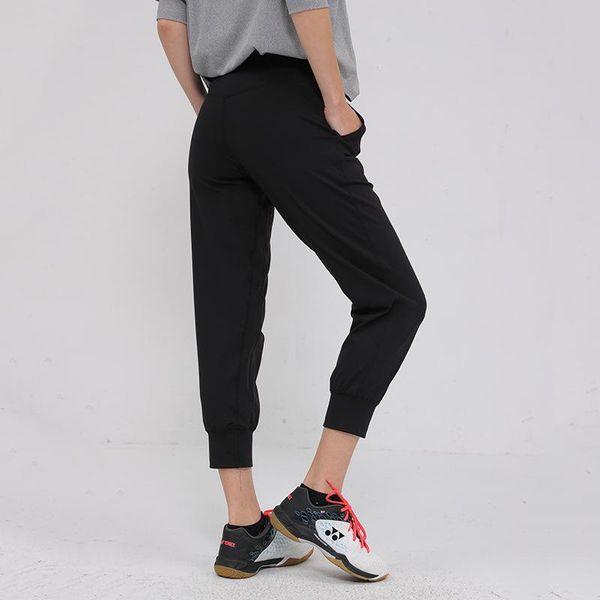 

women's pants & capris loose casual running lady nine-point leggings high waist fitness sweatpants trousers women, Black;white