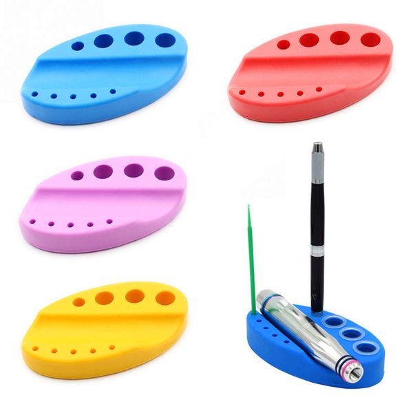 

1pcs silicone tattoo tool pen holder stand for microblading pigment ink cup machine permanent eyebrow makeup machine accessories