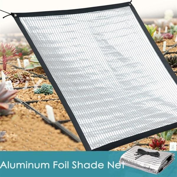 

tents and shelters aluminum foil shade net cover 75% cloth balcony patio greenhouse with grommets uv resistant fabric mesh