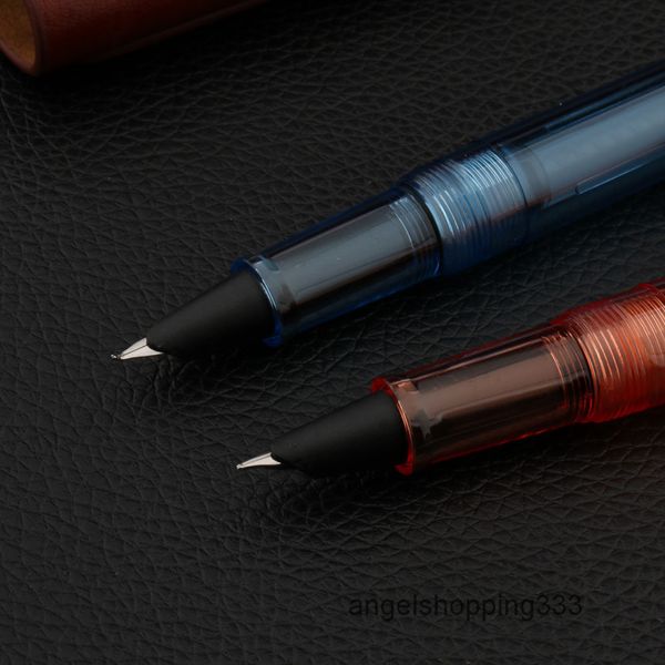 

jinhao 992 vulpen plastic transparent color spinning classic calligraphy 0.38mm foot bend pen kantoor