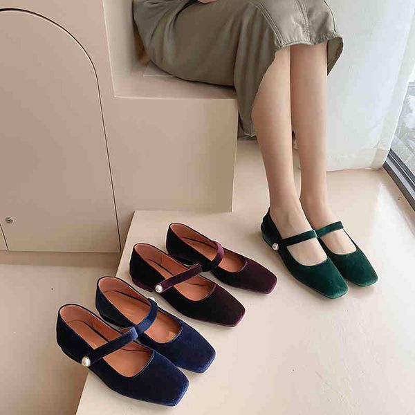 

dress shoes mkkhou moda Ãºnico sapatos femininos novo verÃ£o retro mary jane de alta qualidade ouro veludo elegante salto baixo tamanho fn7w, Black