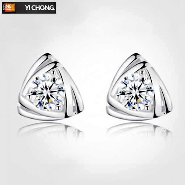 

stud ohrringe fashion fresh flowers pearl cubic zirconial earrings simple small for women ladies accessories gift, Golden;silver