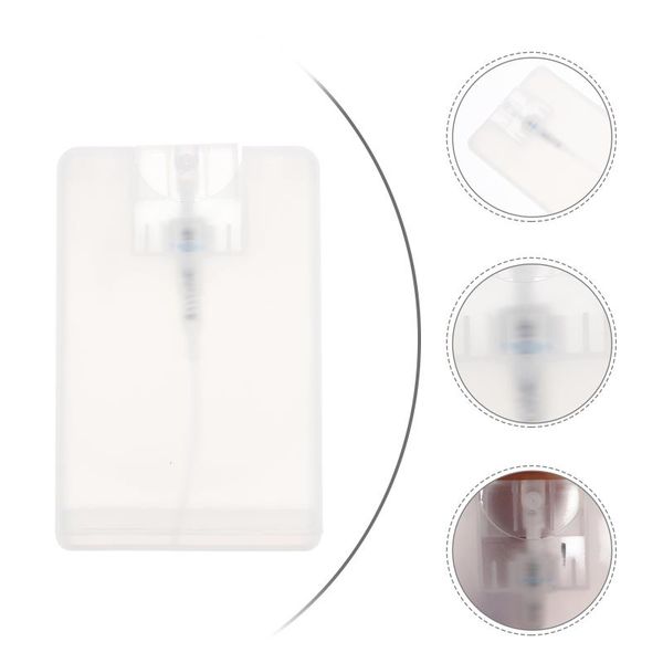 

storage bottles & jars 20pcs 20ml cardcase shape perfume spray bottle refillable fine mist