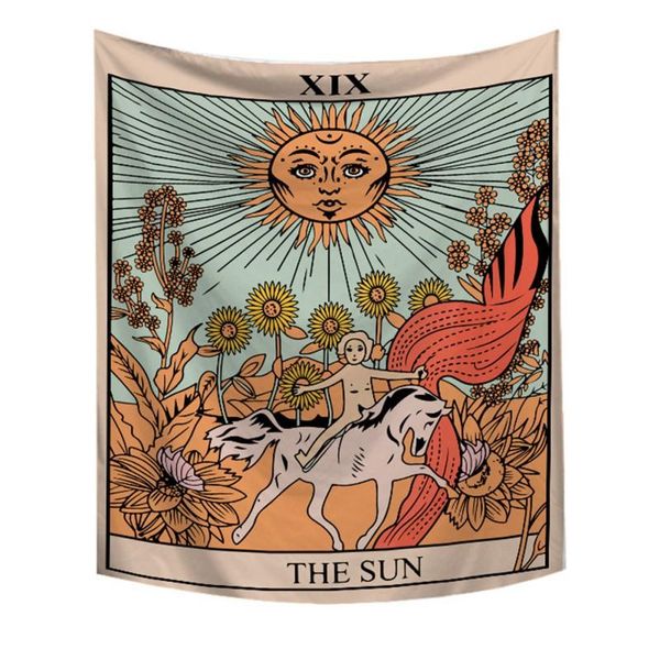 

tapestries abstract tarot cards tapestry art blankets tablecloth curtain beach towel wall paper decor home decorative