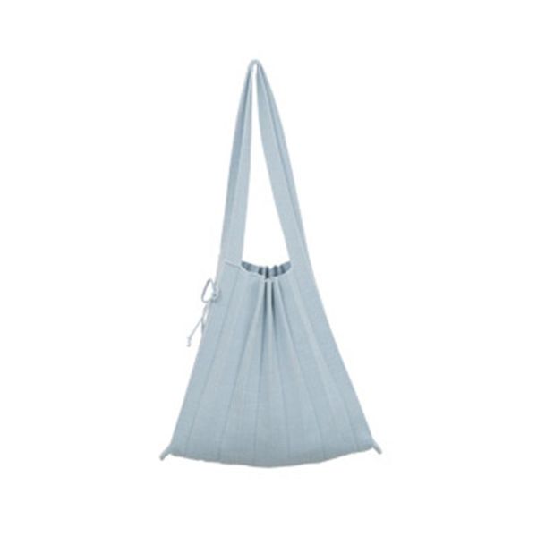 

evening bags pleated panelled canvas shoulder bag shopping for women simple ladies fashion handbags casual tote