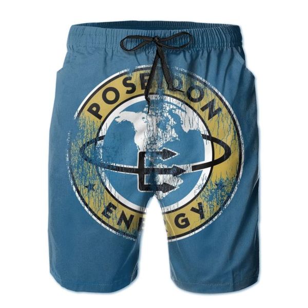 

men's shorts mens pants poseidon energy logo surfing beach board swim trunks sport quick dry mesh casual novelty pretty short for adult, White;black