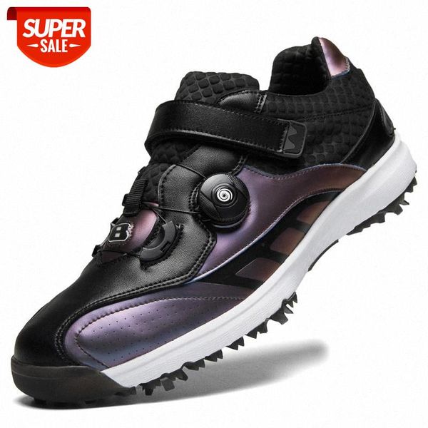 

2020 new brand professional golf shoes white blue anti slip sport shoes for golfer men light weight golf sneakers #xu1a