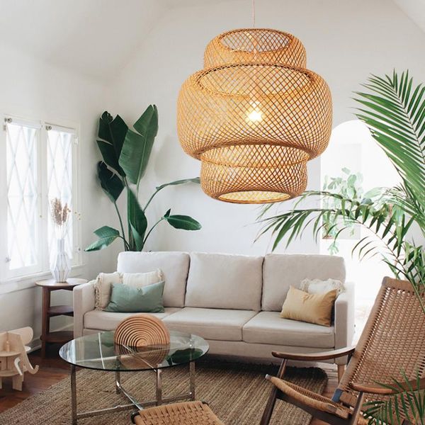 

modern led bamboo pendant lamp shade pendant lights lighting kitchen fixtures suspension lamp plafon dining room hanging