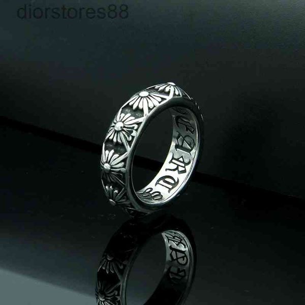 

ring crow jewelry trend crosin rune men's fashion personality titanium steel, Silver