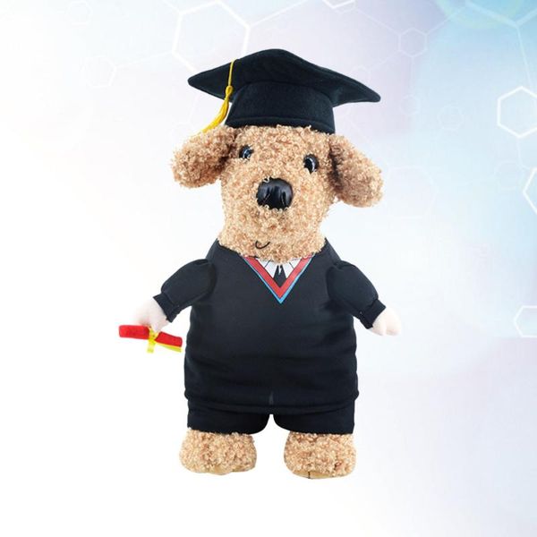 

dog apparel funny pet cat clothes costume for christmas dress cosplay size (black)