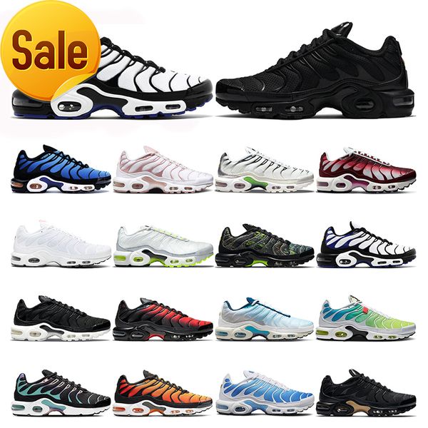 

tn plus running shoes mens black white sustainable neon green persian violet hyper burgundy women breathable sneakers trainers 36-45