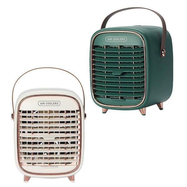 

electric fans air cooler quiet three-speed adjustable usb 2000mah humidifying spray cooling fan for deskor room
