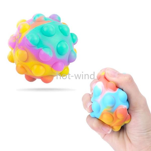 

7 styles 3d fidget toys ball new gameplay anti stress kawaii fidget kids 3d fidget toys ball kid gift wht0228