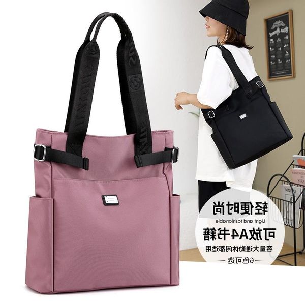 

shoulder jielangshi bag capacity cloth breathable large nylon handbag oxford solid color new ladies ipdsh